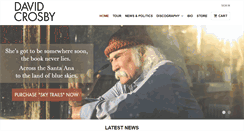 Desktop Screenshot of davidcrosby.com