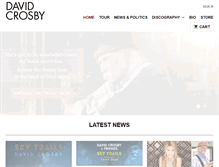 Tablet Screenshot of davidcrosby.com